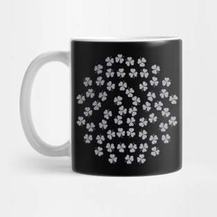 Shamrocks Silver Mug